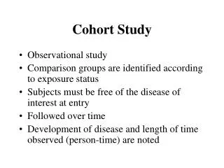 Cohort Study