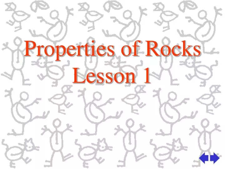 properties of rocks lesson 1