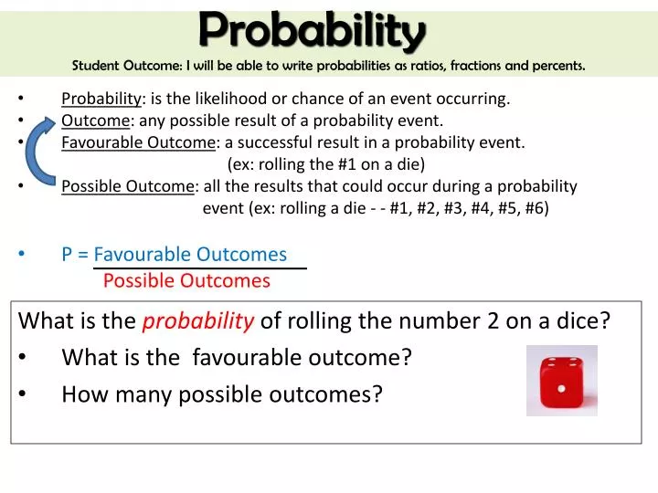 Consequences - Probability Dice