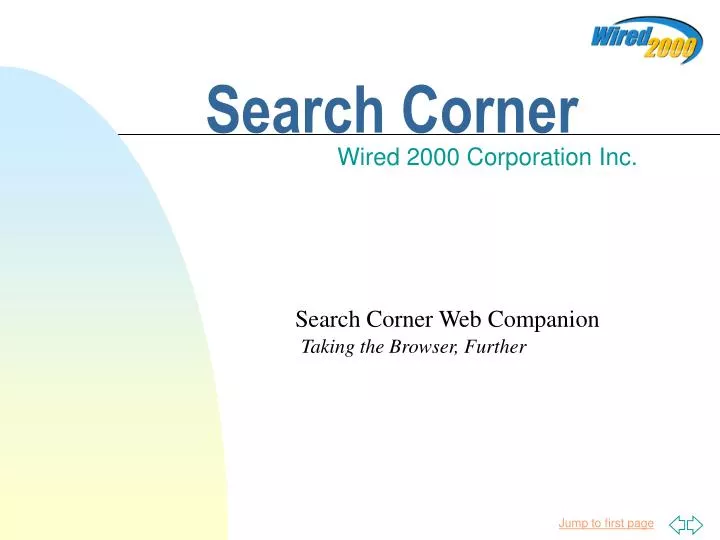 search corner