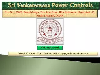 Sri Venkateswara Power Controls