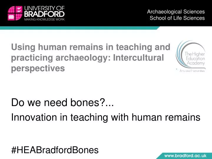 using human remains in teaching and practicing archaeology intercultural perspectives