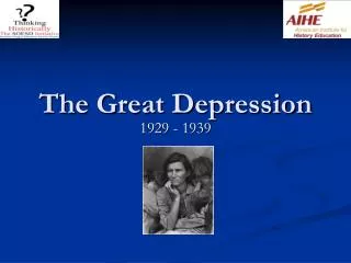 The Great Depression