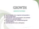 GROWTH PATTERNS - slide 1