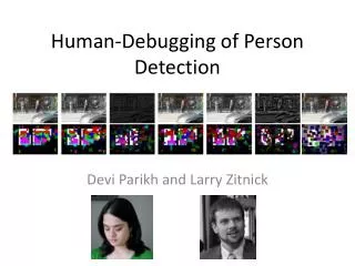 Human-Debugging of Person Detection