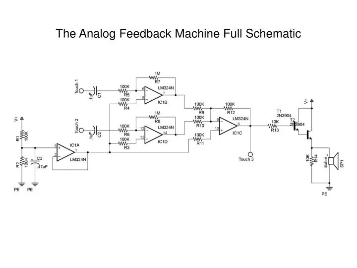 the analog feedback machine full schematic