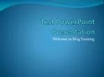 Test PowerPoint Presentation - slide 1