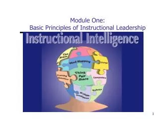 Module One: Basic Principles of Instructional Leadership