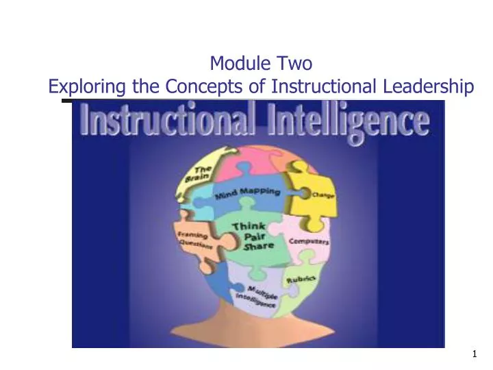 module two exploring the concepts of instructional leadership