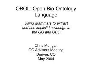 OBOL: Open Bio-Ontology Language