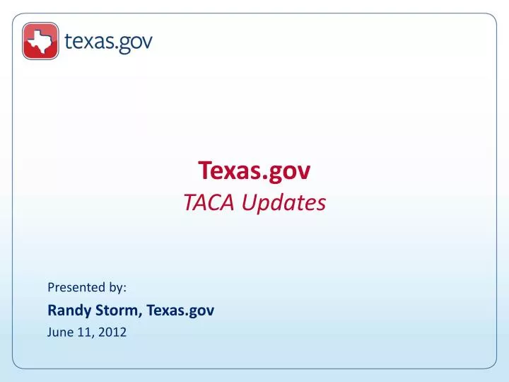 texas gov taca updates