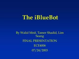 The iBlueBot