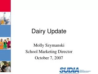 Dairy Update