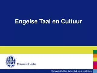 engelse taal en cultuur