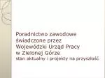 Sytuacja na lubuskim rynku pracy - slide 1