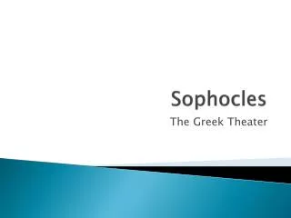 Sophocles