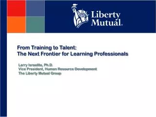 From Training to Talent: The Next Frontier for Learning Professionals
