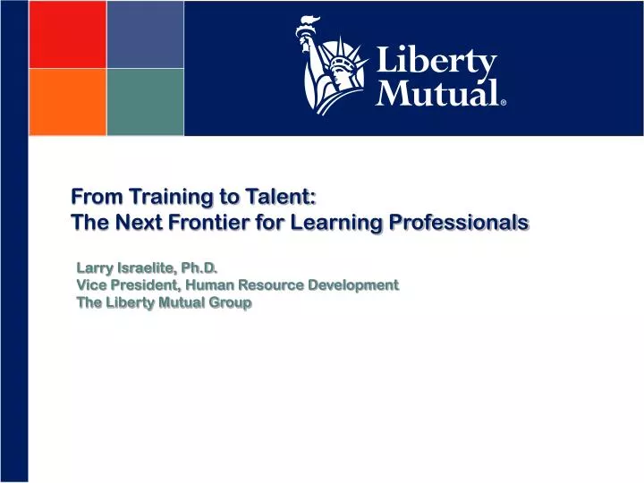 from training to talent the next frontier for learning professionals