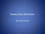 Heavy Duty Mechanic - slide 1