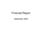 Financial Report - slide 1