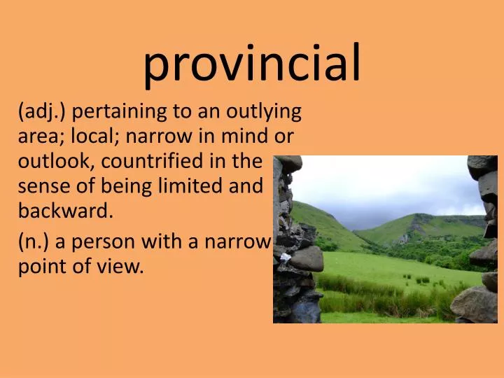 provincial