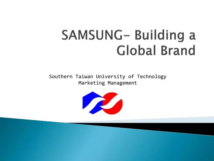 samsung building a global brand