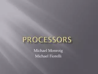 processors
