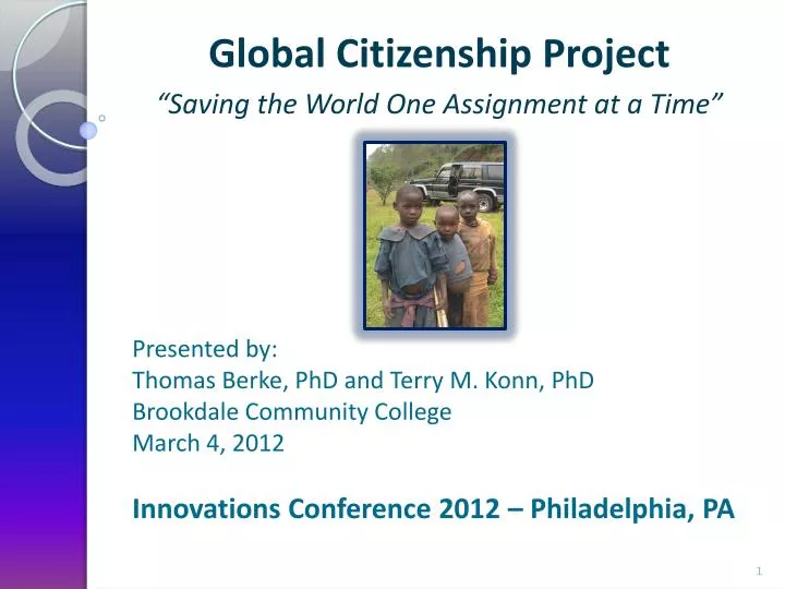 global citizenship project saving the world one assignment at a time