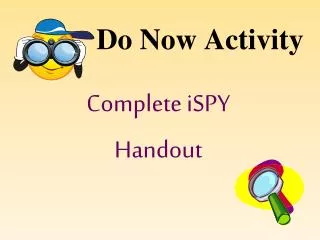 Do Now Activity