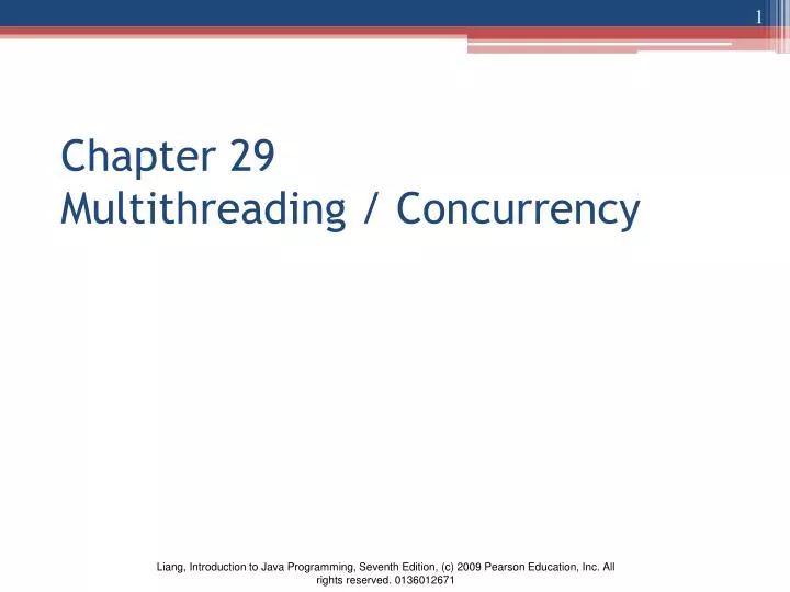 chapter 29 multithreading concurrency