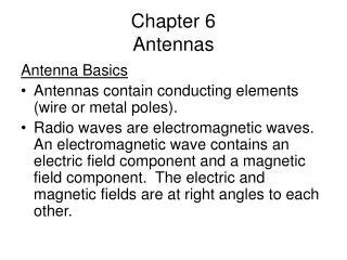 Chapter 6 Antennas