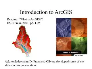 Introduction to ArcGIS