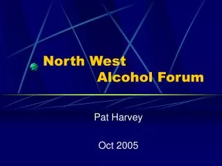 North West Alcohol Forum
