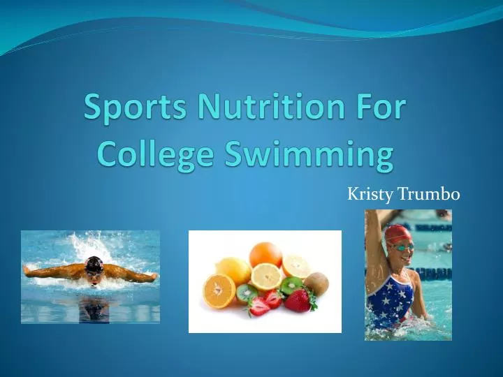 sports nutrition for college swimming