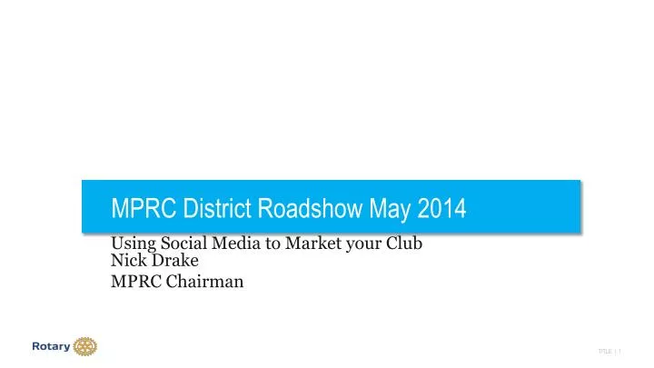 mprc district roadshow may 2014