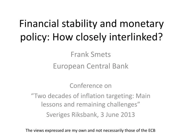 Macroprudential policy and instruments: Setting counter-cyclical capital  buffers in converging economies Jan Frait Executive Director Financial  Stability. - ppt download