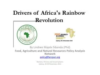 Drivers of Africa's Rainbow Revolution