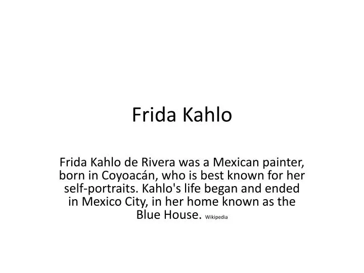 frida kahlo