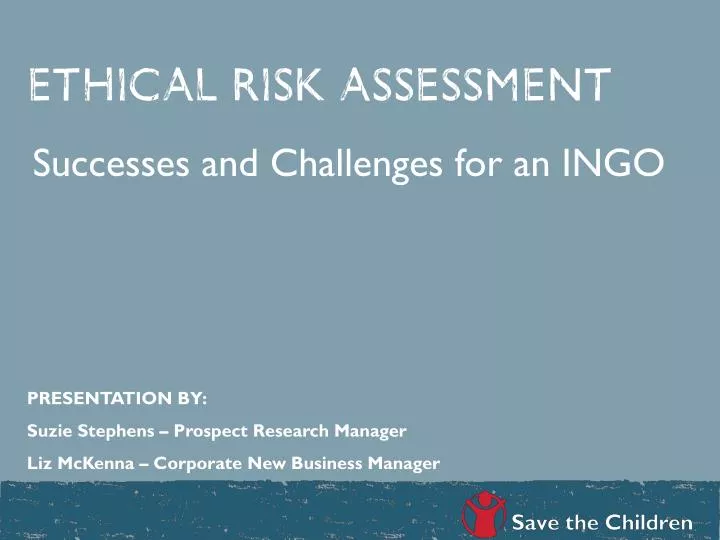 ethical risk assessment