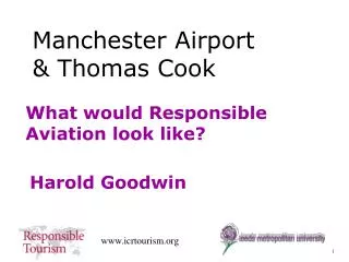 What would Responsible Aviation look like?
