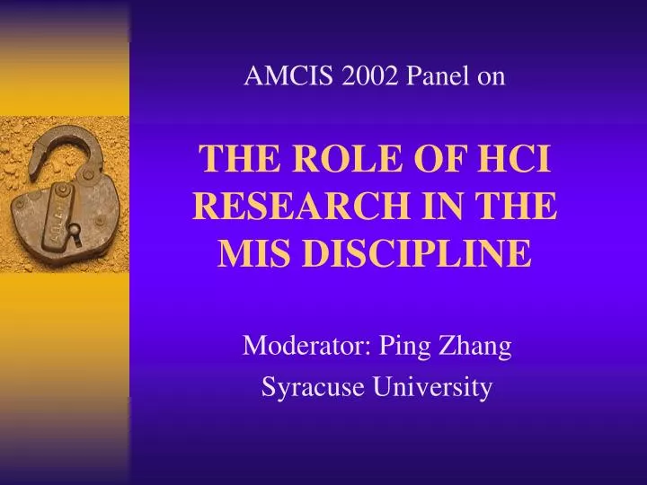 the role of hci research in the mis discipline