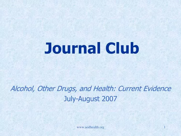 journal club