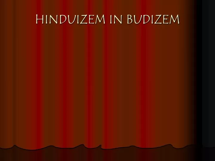 hinduizem in budizem