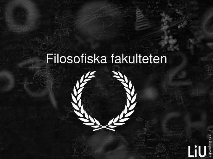 filosofiska fakulteten