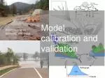 Model calibration and validation - slide 1