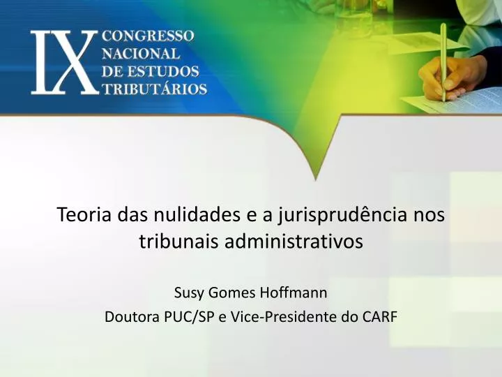 teoria das nulidades e a jurisprud ncia nos tribunais administrativos