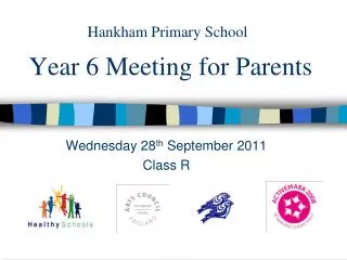 Year 6 Meeting for Parents
