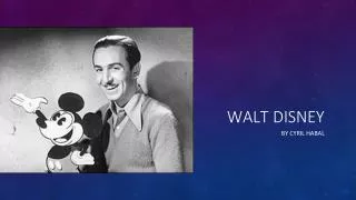 Walt Disney