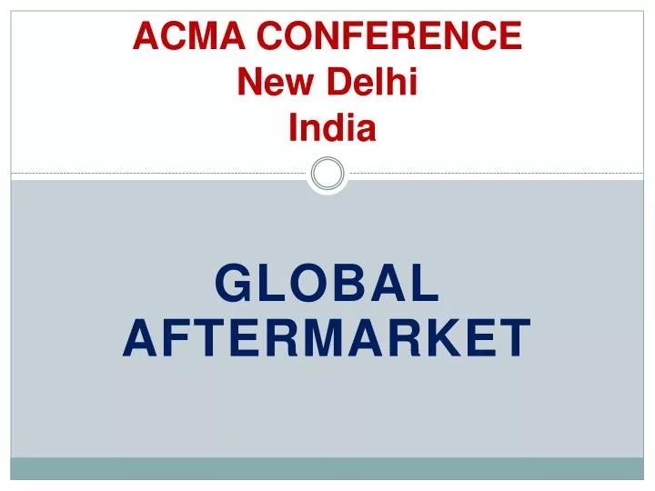 acma conference new delhi india