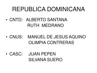 republica dominicana
